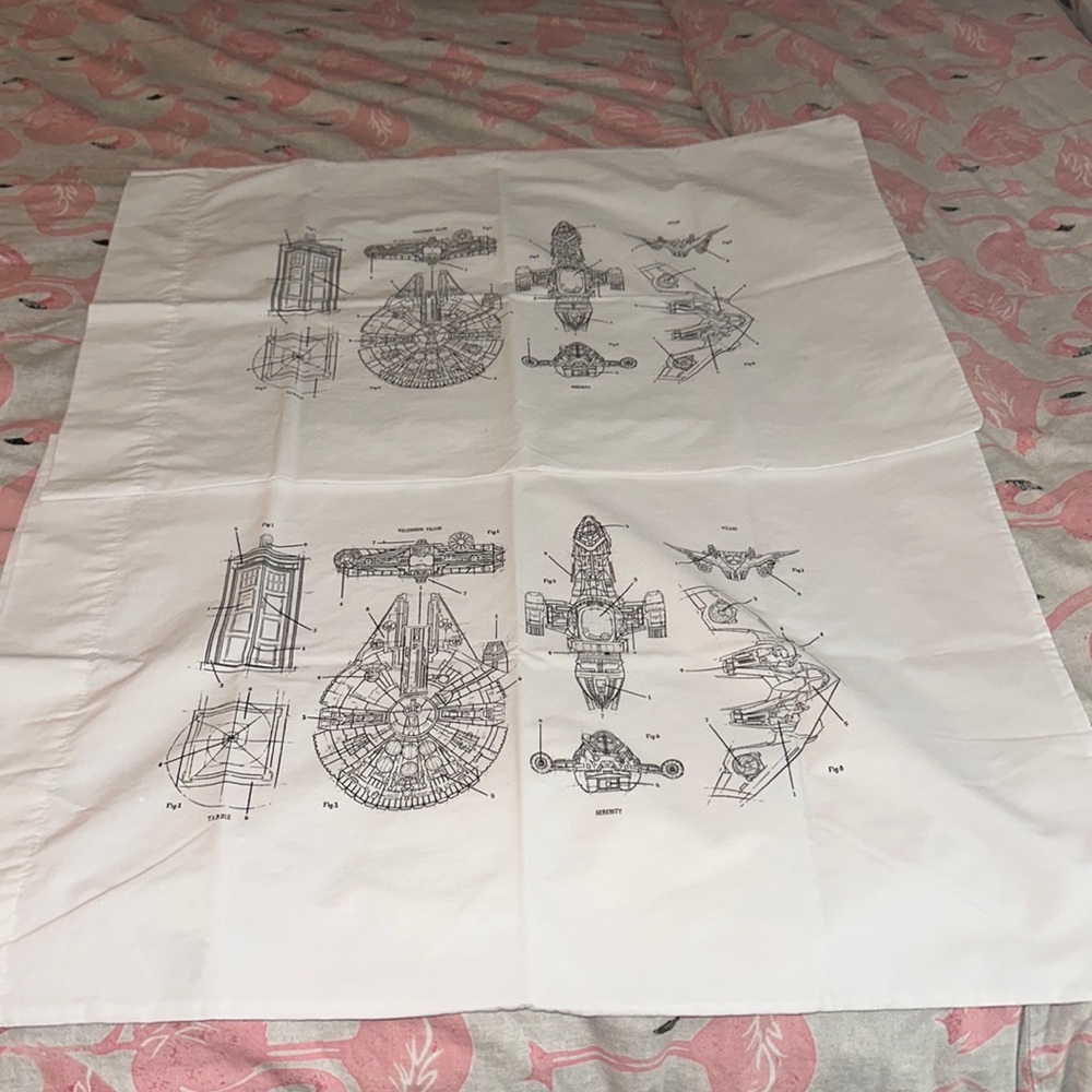 SciFi themed pillowcases